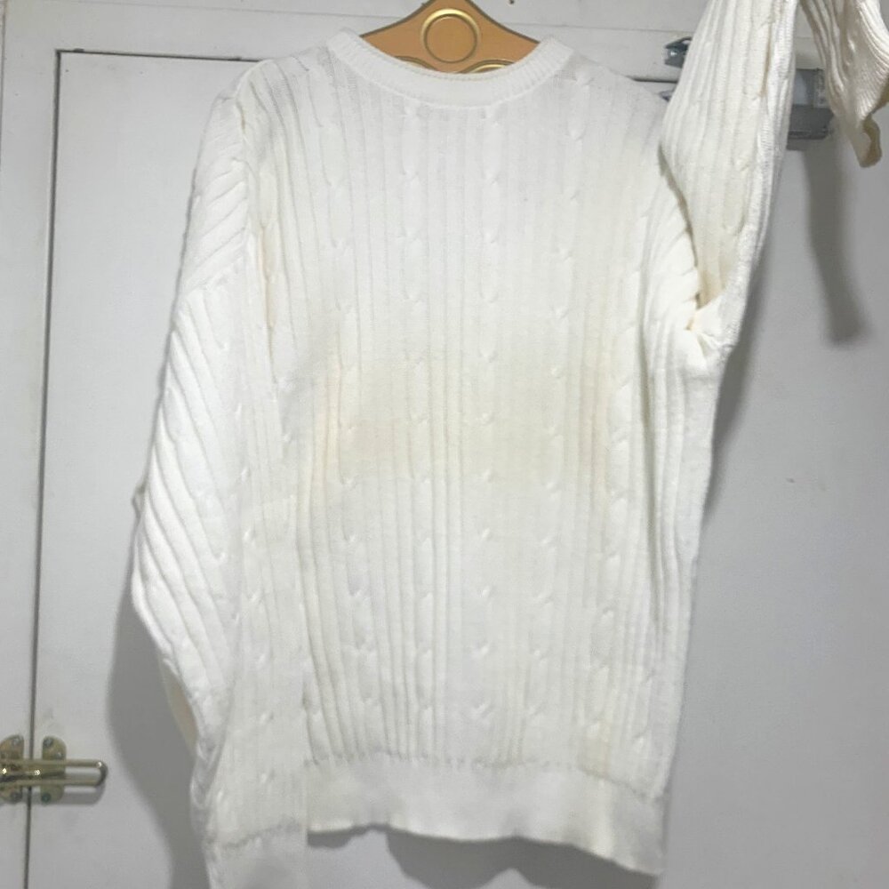 VINTAGE CAPE ISLE KNITTERS COTTON PATTERN SWEATERS SIZE XL